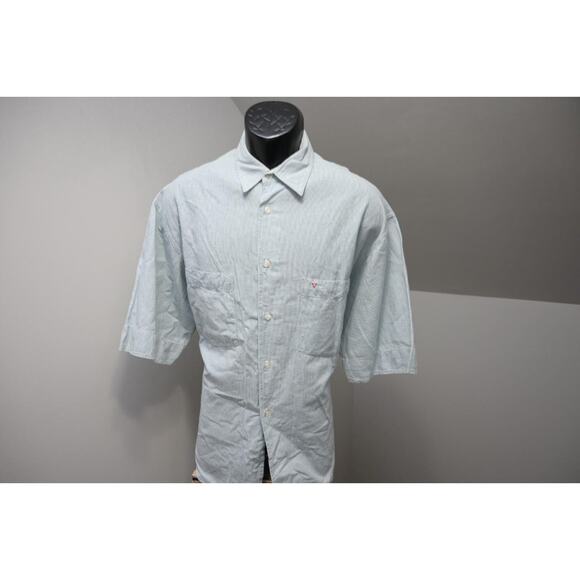 Vintage Guess Georges Marciano Dress Shirt MADE IN USA Mens Size 3 - Picture 1 of 7